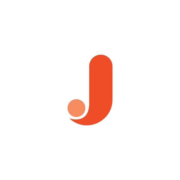 J文字のロゴ