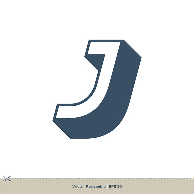 J Letter vector Logo Template illustration design