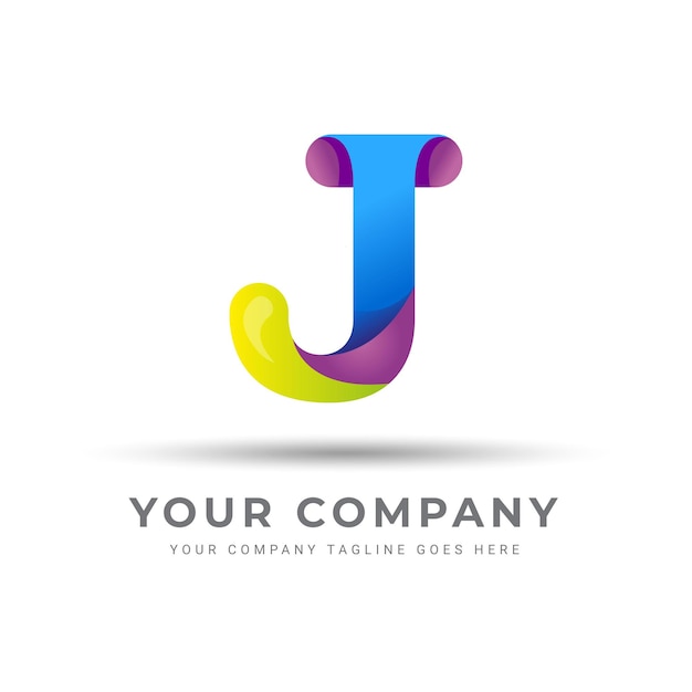 J LOGO FOR A BUSINESS OR COMPANY J LETTER ICON SIGN AND ABSTRACT