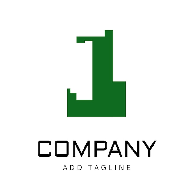 Jのロゴは,タグラインのCompanyスペースの上にあります.