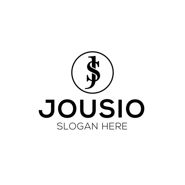 J와 S 글자 로고