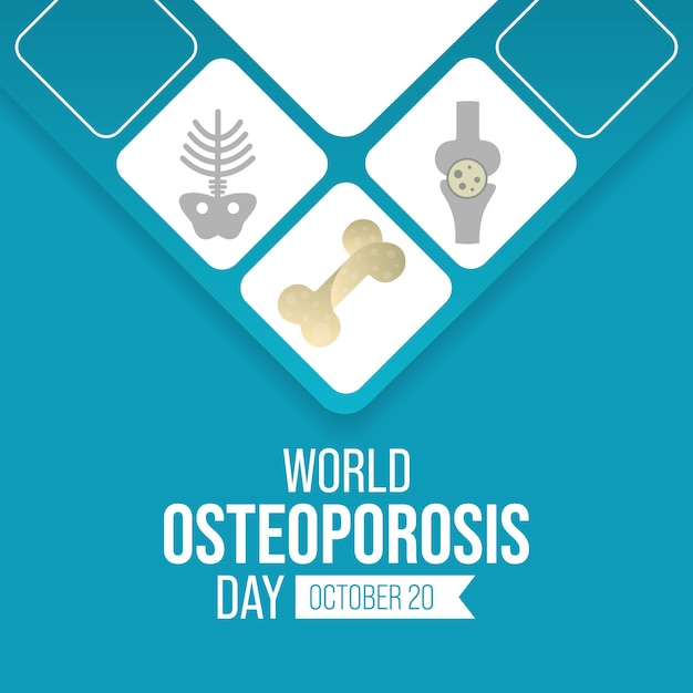 Jaarlijks wordt op 20 oktober wereld osteoporose dag gevierd