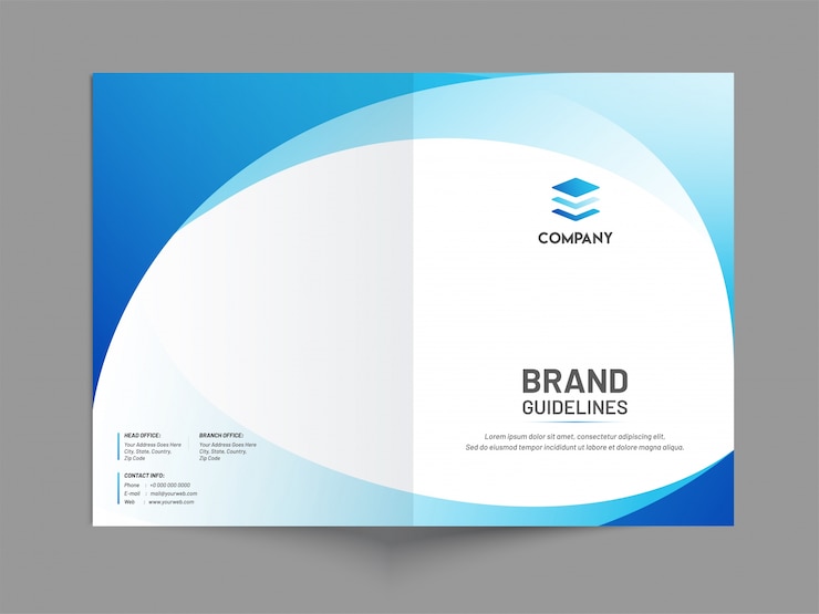 Vector jaarverslag, omslag, brochure, flyer, presentatie, folder