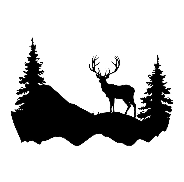 Vector jacht silhouet illustratie
