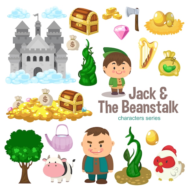 Джек и серия символов beanstalk