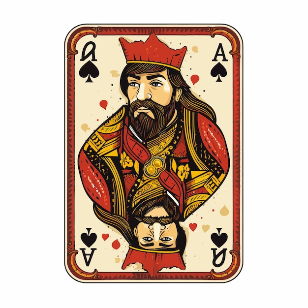 Jack of clubs playing card suit vector