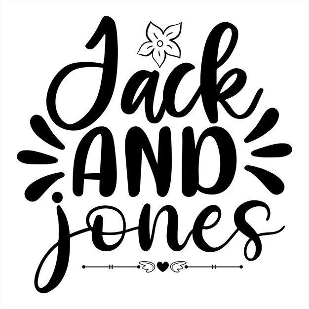 Vector jack amp jones svg jack amp jones retro design