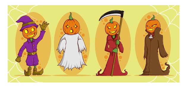 Jack'O Lantern Concept-personageset