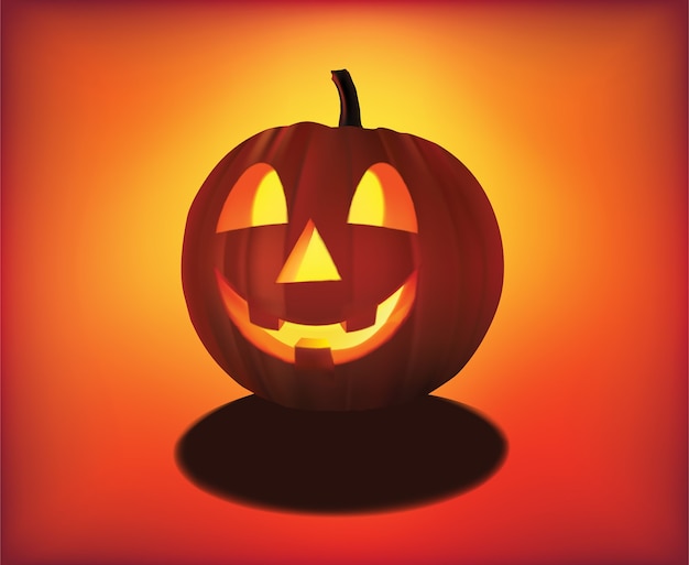 Jack-O-Lantern Vector Art