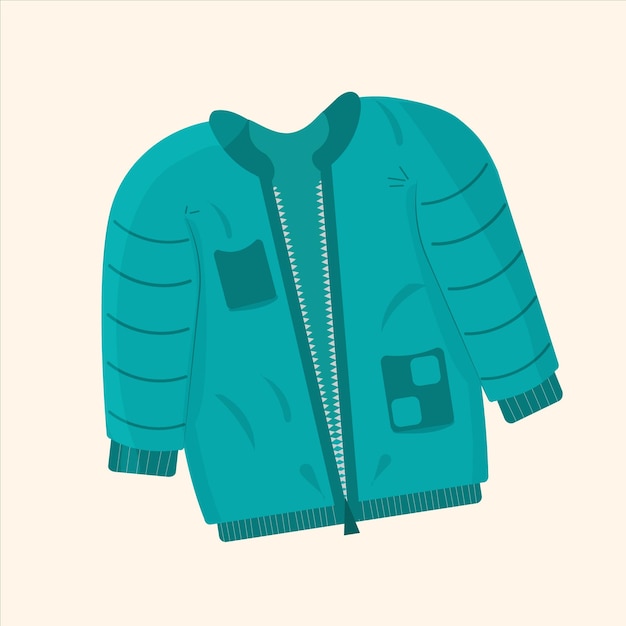 Jacket autumn winter Vector illustration