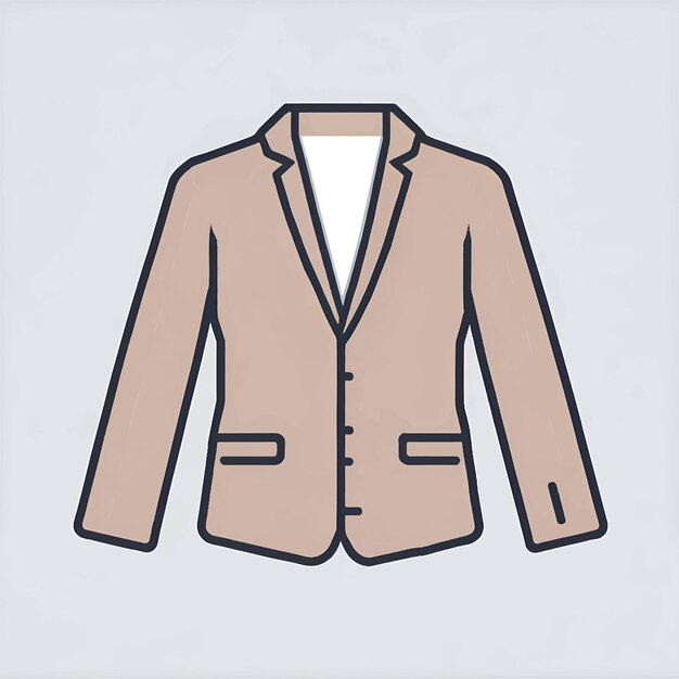 벡터 남성과 여성을 위한 전면 보기 겨울 재킷이 있는 벡터 재킷 스웨터의 재킷 디자인 템플릿