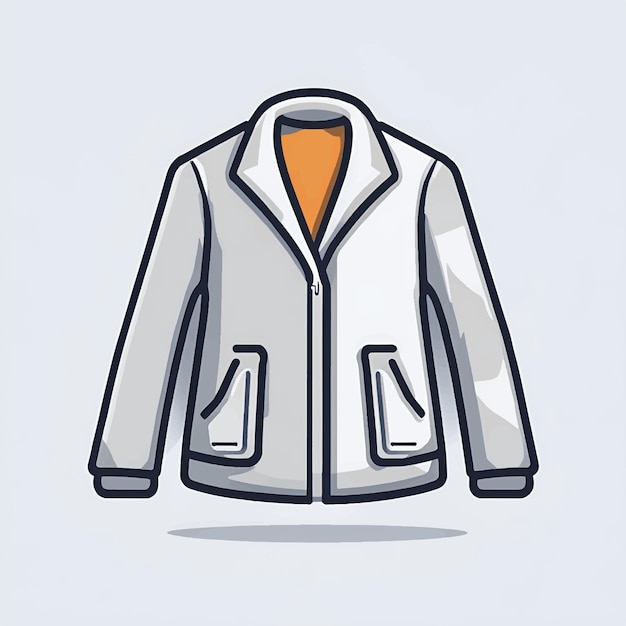 Vettore modello di progettazione giacca in maglione giacca vettoriale con vista frontale giacca invernale per uomo e donna