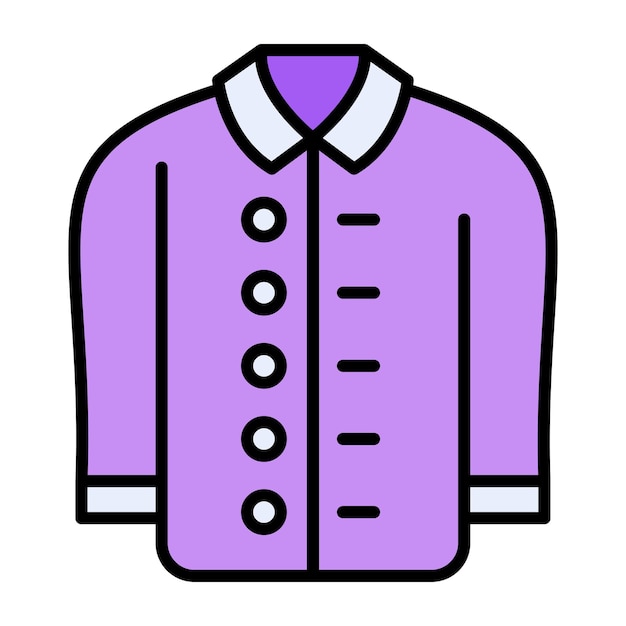 Jacket Flat Illustration