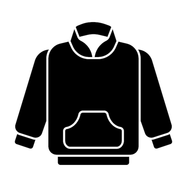 Jacket icon vector on trendy design