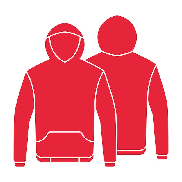 Vettore modello di progettazione dell'illustrazione di iconlogo di simbolo della giacca