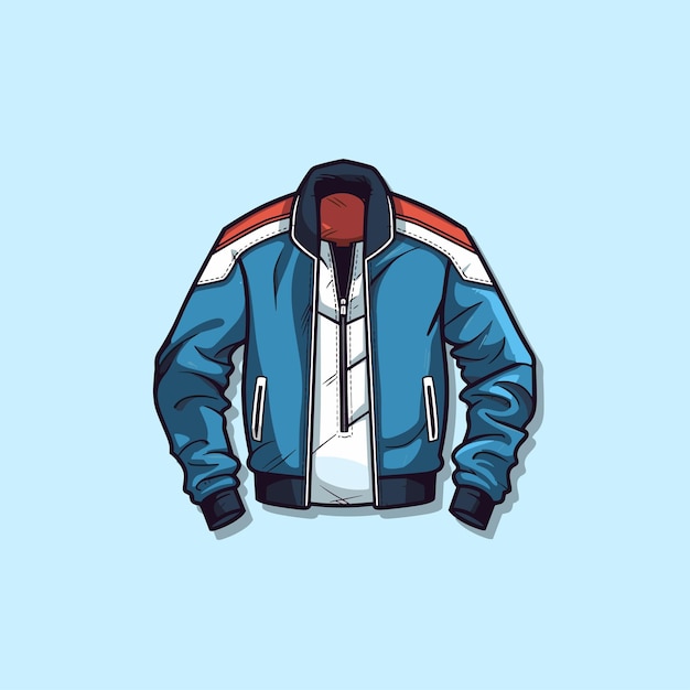 Jacket vector clip art illustration