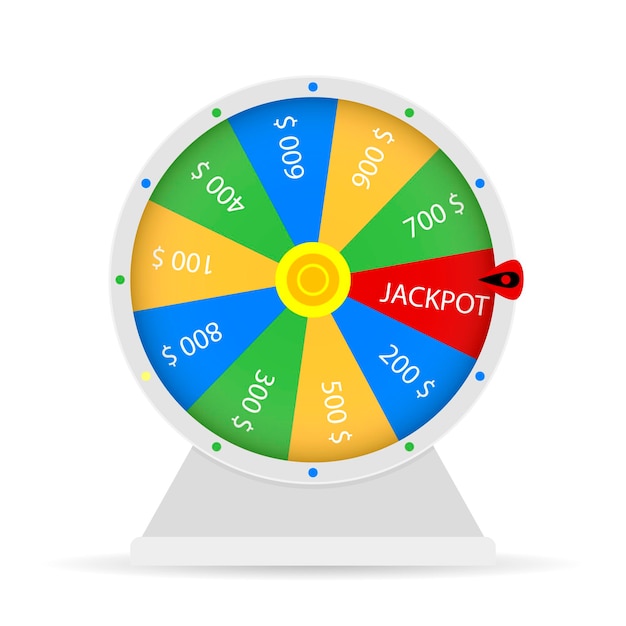 Jackpot win in wheel fortune lottery casino