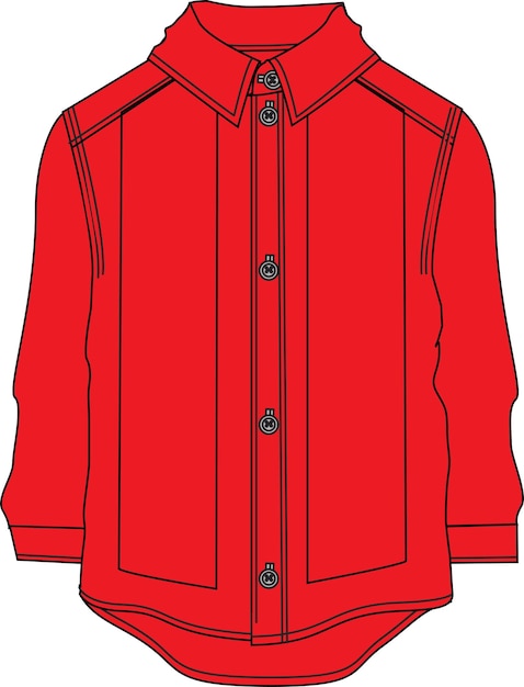 JACQUEMUS Solid Red color shirts