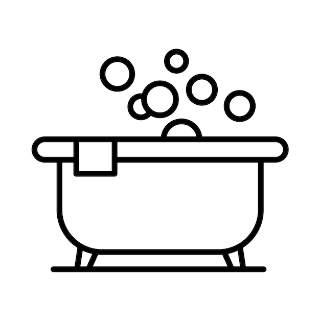 Jacuzzi Line Illustration