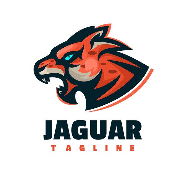 jaguar head mascot logo