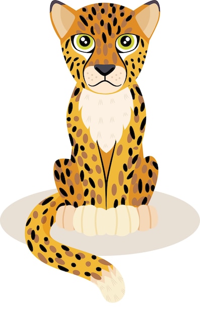 Jaguar Vector flat illustration creative graphic design