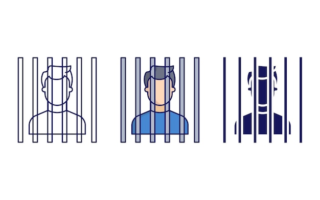 Jail2 vector icon