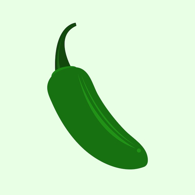 Vector jalapeno chili illustratie