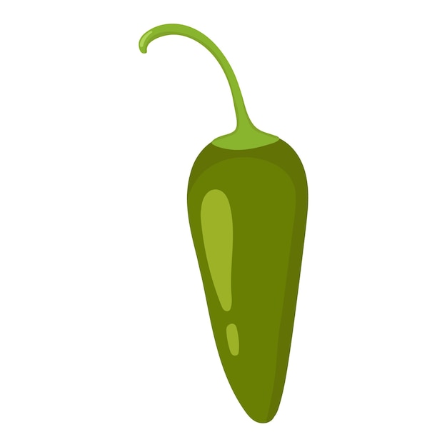 Jalapeno pepers Vector afbeelding van een peper Hete peper