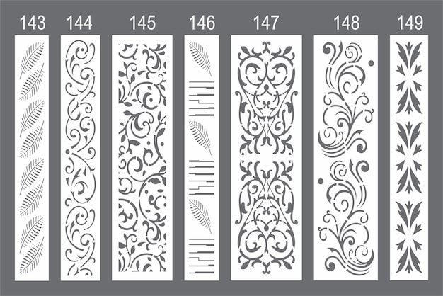 Jali design for laser cutting and cnc machine.