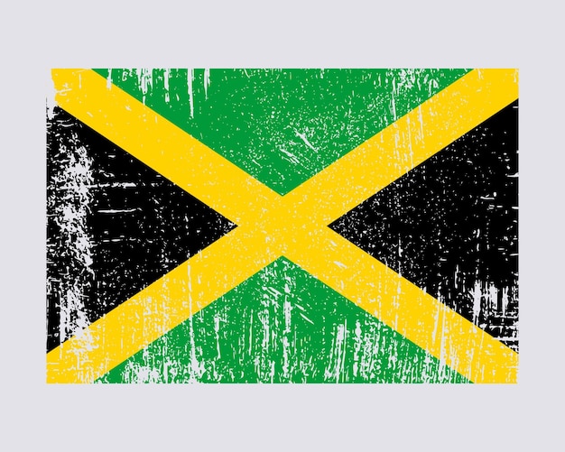 Vector jamaica flag vector