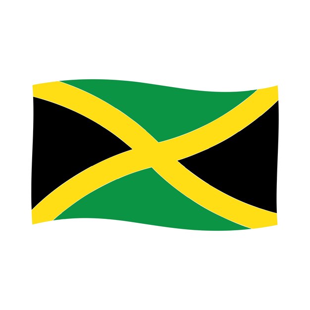 Флаг Ямайки.