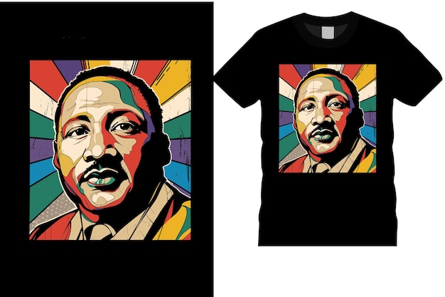 Jan 6 2016 Illustration of Martin Luther King Jr to celebrate MLK day