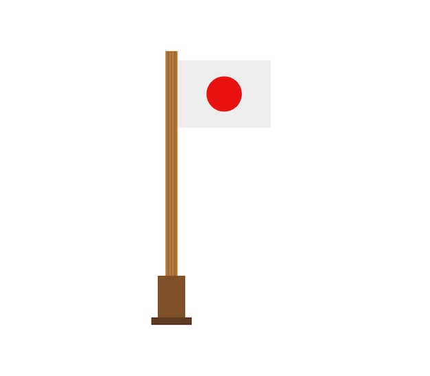 Vector japan flag