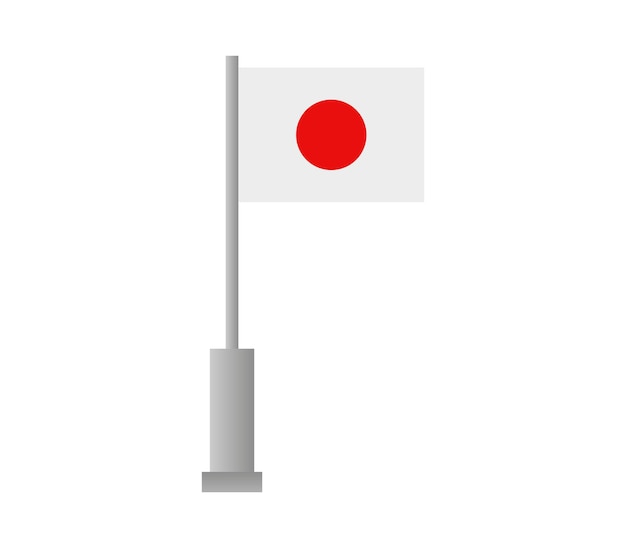 Vector japan flag