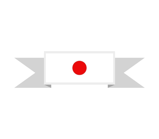 Vector japan flag