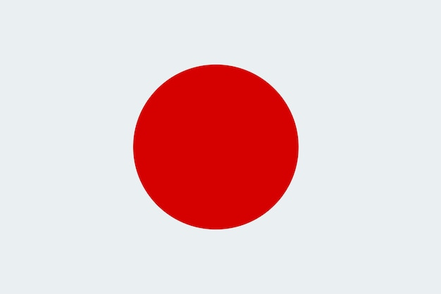 Vector japan flag