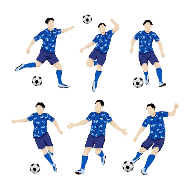Japan Football Player Man Illustration World Cup 2022