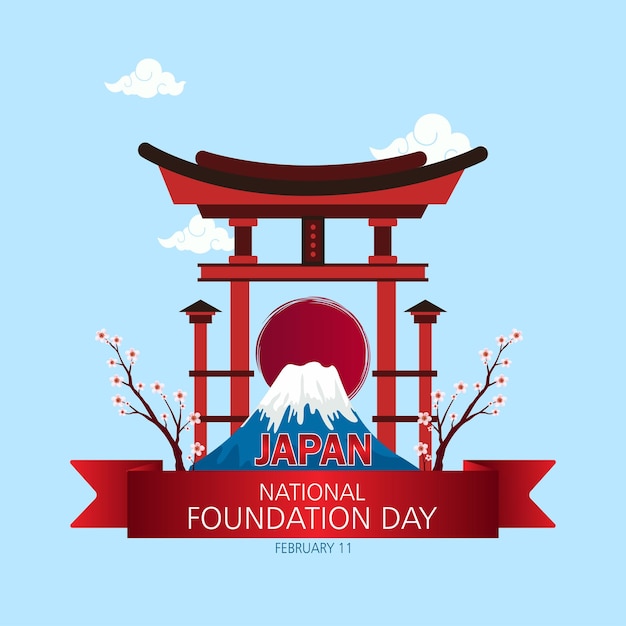 Japan Foundation Day also known as National Foundation Day is celebrated on February 11th
