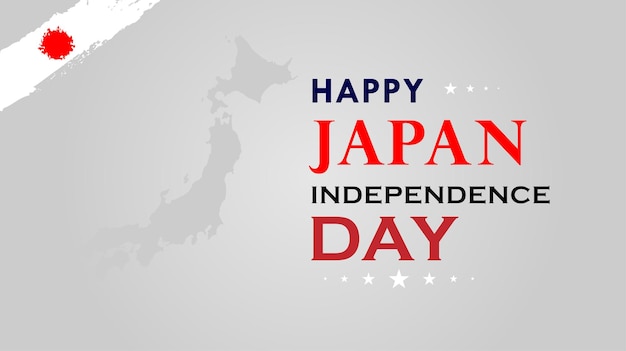 Japan independence day celebration background. Vector design.