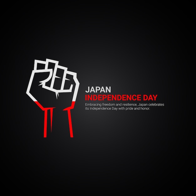 Japan independence day japan independence day creative ads design feb 11 vector 3d illustration