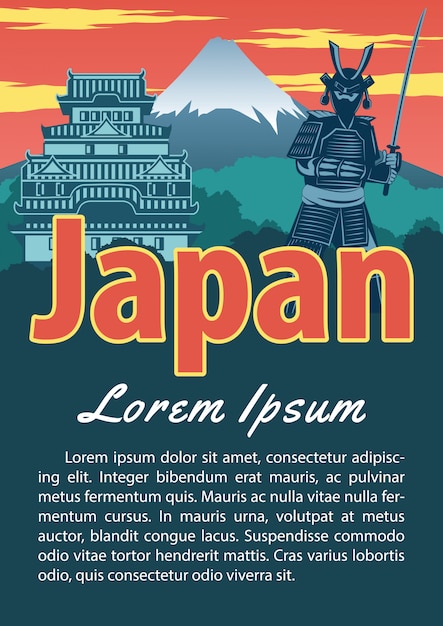 Japan landmark brochure