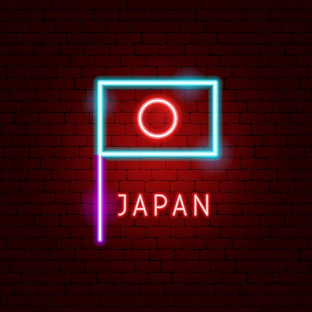 Japan Neon-label