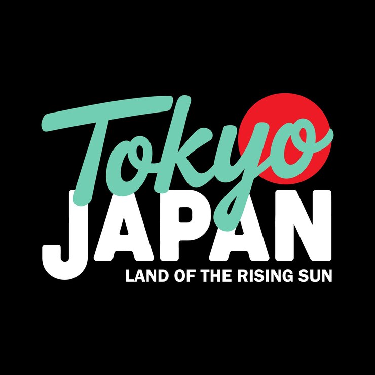 Japan Tokyo city stylish tshirt and apparel design typography print