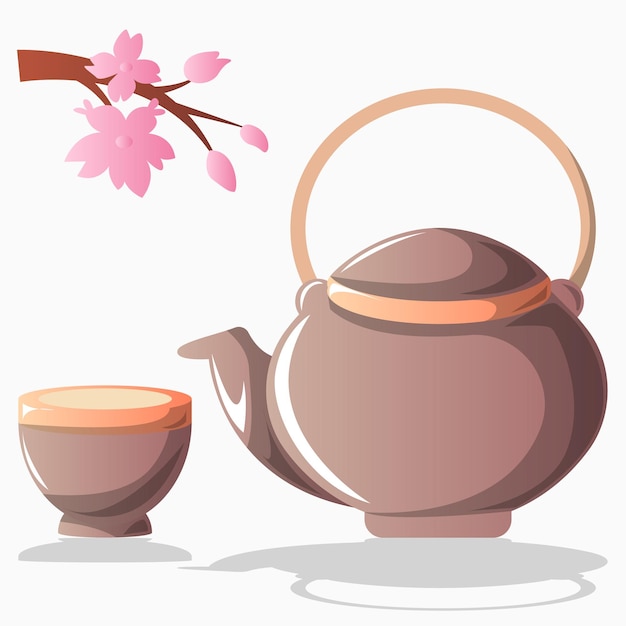 japanese cash full aesthetic tea pot