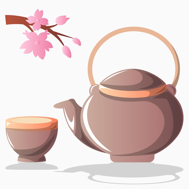 Japanese Cash Full Aesthetic Tea Pot