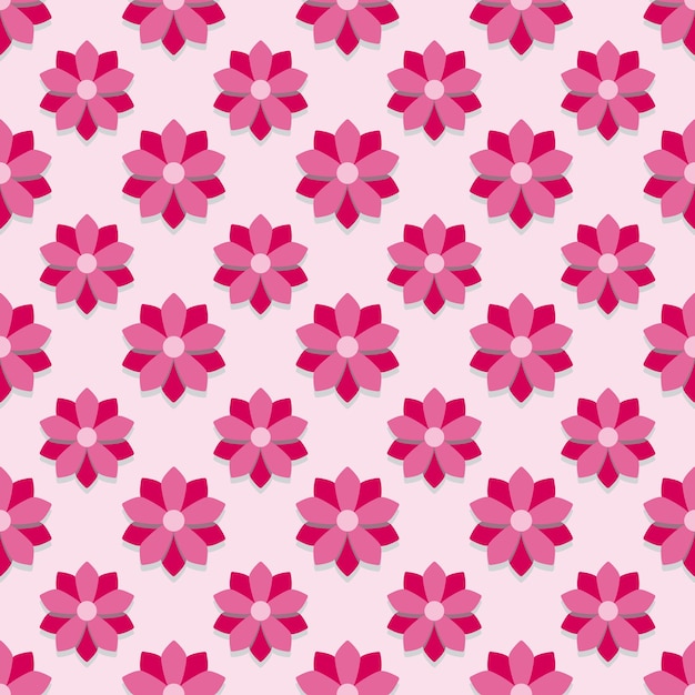 Japanese cherry blossom seamless pattern