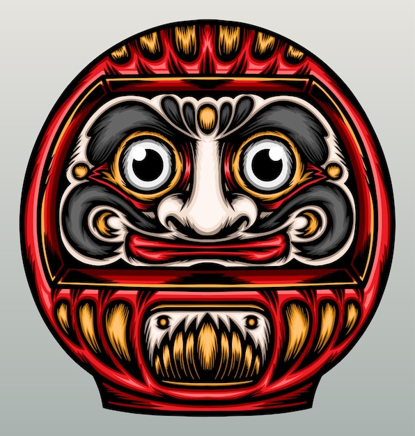 Yahoo!オークション - 【水墨画】達磨絵シリーズ1 DARUMA 達磨