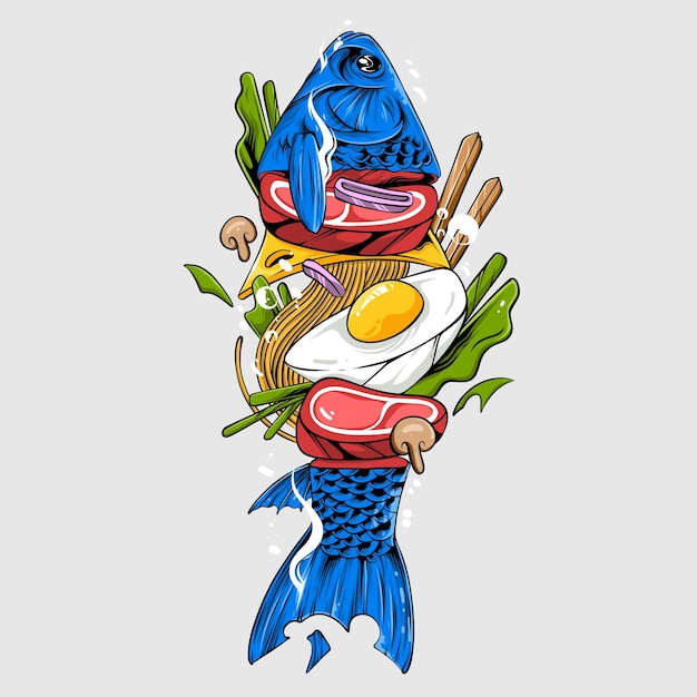 Japanese food Illustration