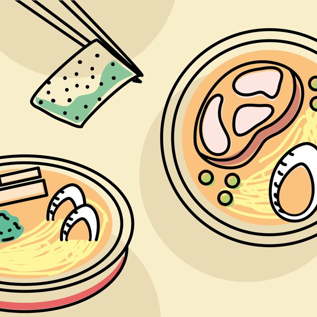 Japanese food ramen