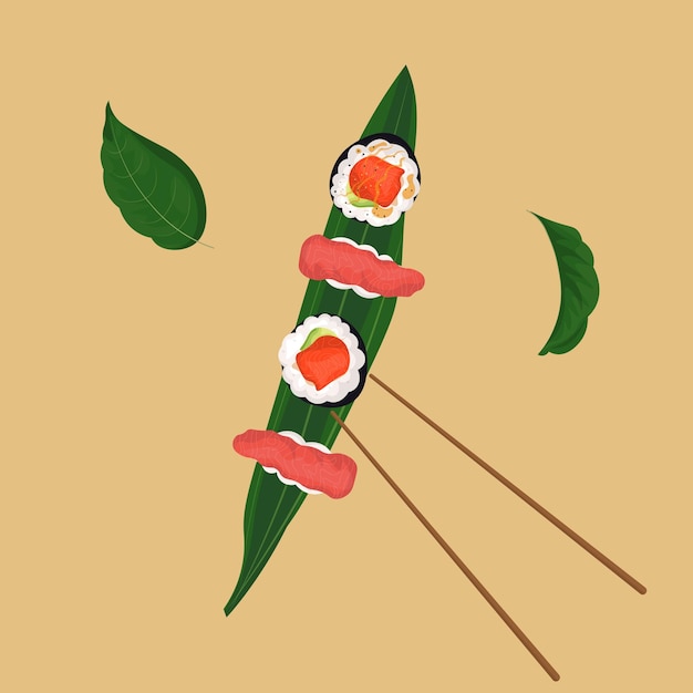 Japanese food vector